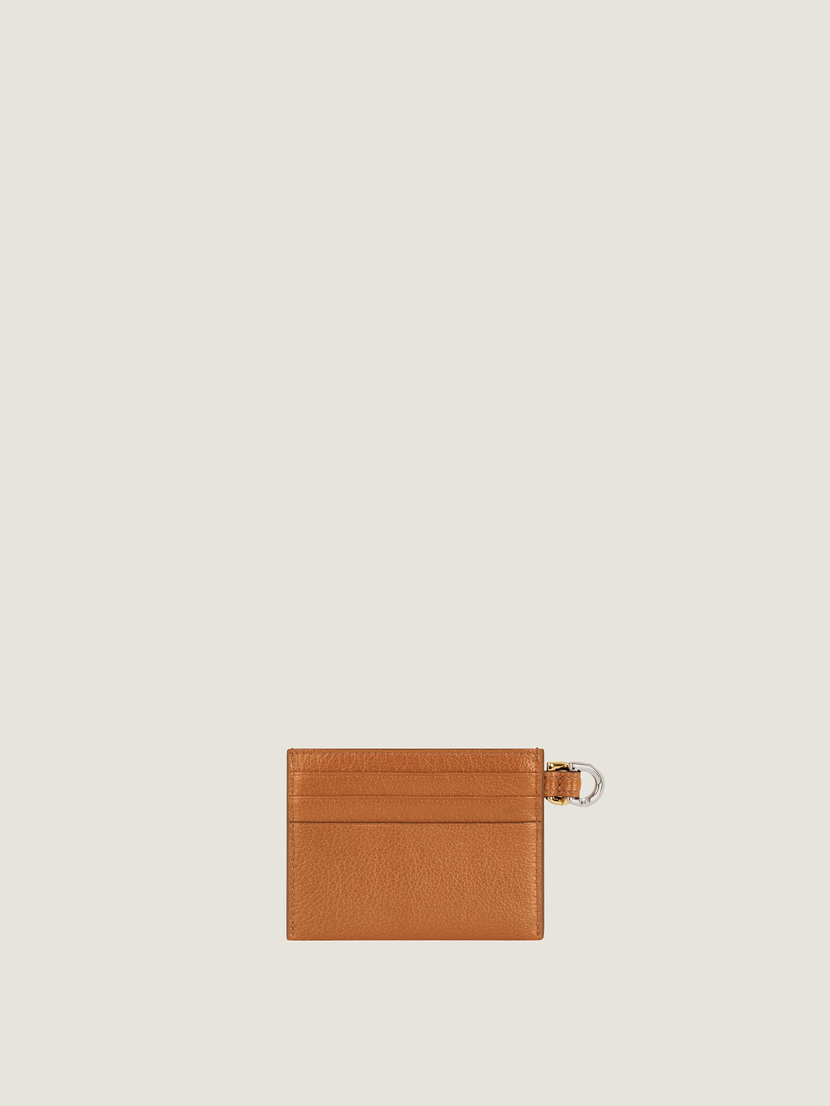 Voyou card holder in leather